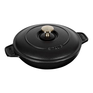 Staub Cast Iron 7.9-inch Round Covered Baking Dish - Black
