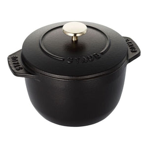 Staub Cast Iron 0.75-qt Petite French Oven - Black