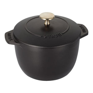 Staub Cast Iron 1.5-qt Petite French Oven - Black