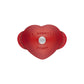 Staub Cast Iron 1.75-qt Heart Dutch Oven - Cherry