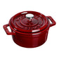 Staub Cast Iron 0.25-qt Mini Round Dutch Oven - Grenadine