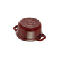 Staub Cast Iron 0.25-qt Mini Round Dutch Oven - Grenadine