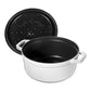 Staub Cast Iron 4-qt Round Dutch Oven - White