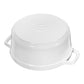 Staub Cast Iron 4-qt Round Dutch Oven - White