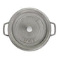 Staub Cast Iron 9-qt Round Dutch Oven - Graphite Grey