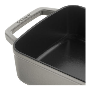 Staub Cast Iron 12-inch X 8-inch Roasting Pan - Graphite Grey