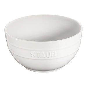 Staub Stoneware 6.5-inch Large Universal Bowl (1.25-qt) - White
