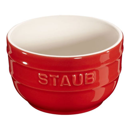 Staub Stoneware 2-pc Prep Bowl Set (8oz) - Cherry
