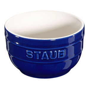 Staub Stoneware 2-pc Prep Bowl Set (8oz) - Dark Blue