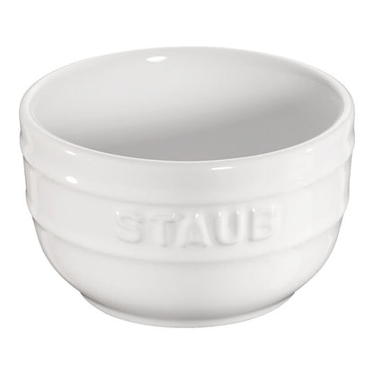 Staub Stoneware 2-pc Prep Bowl Set (8oz) - White
