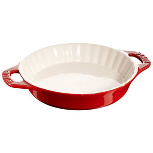 Staub Stoneware 9-inch Pie Dish - Cherry