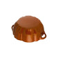 Staub 3.5 Qt. Cast Iron Pumpkin Dutch Oven in Burnt Orange with Brass Handle, Specialty Shaped Cocottes Series