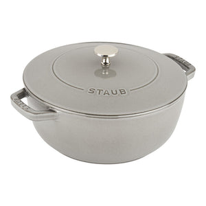 Staub Cast Iron 3.75-qt Essential French Oven - Graphite Grey