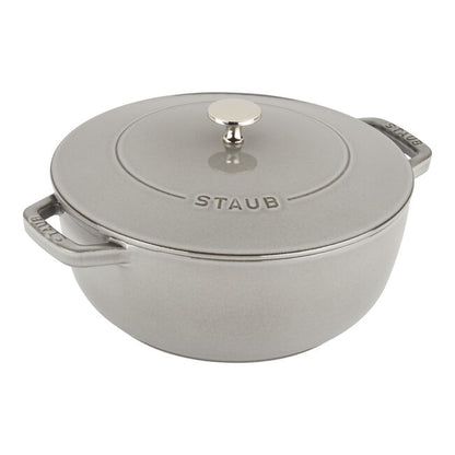 Staub Cast Iron 3.75-qt Essential French Oven - Graphite Grey