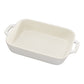 Staub Stoneware 2-pc Rectangular Baking Dish Set - Rustic Ivory