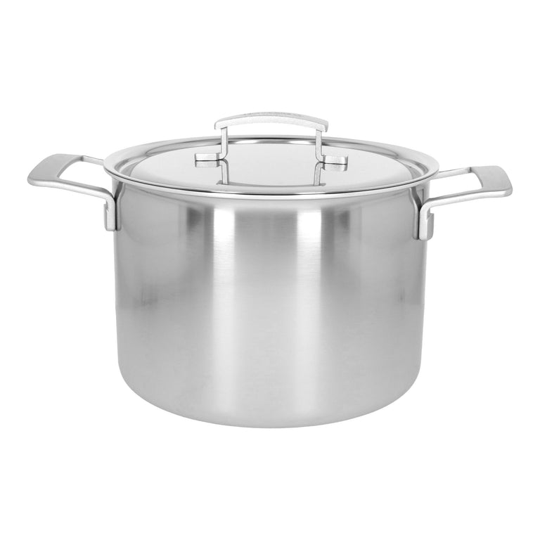 Demeyere 8 Qt. Stainless Steel Stock Pot, Industry Series