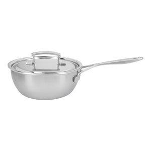 Demeyere 2 Qt. Stainless Steel Sauce Pan, Industry Series