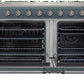 ILVE Majestic II 60" Dual Fuel Propane Gas Range in Blue Grey with Chrome Trim, UM15FDNS3BGCLP