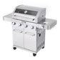 Monument Grills Classic 41847NG Series | 4 Burner Natural/Propane Gas Grill in Stainless Steel