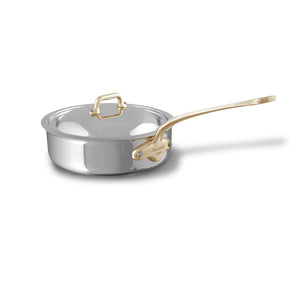 Mauviel 1830 M'COOK B 5-Ply 9-Piece Cookware Set With Brass Handles