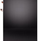 ILVE Nostalgie II 30" Dual Fuel Natural Gas Range in Black with Copper Trim, UP30NMPBKP