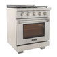 Kucht Professional 30" 4.2 cu. ft. Natural Gas Range in Stainless Steel with True Simmer Burners, KFX3000X-S