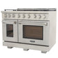 Kucht Professional 48 in. 6.7 cu ft. Propane Gas Range, KFX480/LP