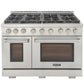 Kucht Professional 48 in. 6.7 cu ft. Natural Gas Range, KFX480