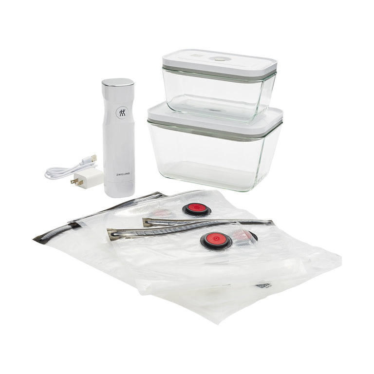 ZWILLING 7pc Glass Vacuum Starter Set, Fresh & Save Series