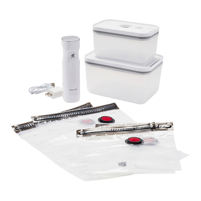 ZWILLING 7pc Plastic Vacuum Starter Set, Fresh & Save Series