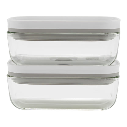 ZWILLING 2pc Small Glass Vacuum Container Set, Fresh & Save Series