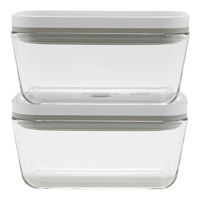 ZWILLING 2pc Medium Glass Vacuum Container Set, Fresh & Save Series