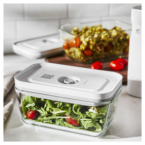 ZWILLING 2pc Medium Glass Vacuum Container Set, Fresh & Save Series