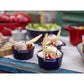 Staub Stoneware 3-pc Mini Round Cocotte Set - Dark Blue