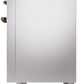 ILVE Nostalgie II 48" Dual Fuel Propane Gas Range in Stainless Steel with Bronze Trim, UP48FNMPSSBLP