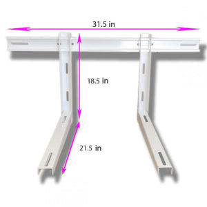 BHI 31.5" W x 18.5" H Condenser Wall Mounting Kit for 9K to 36K BTU Mini Split Systems, BHI-PARTS-BRACKET