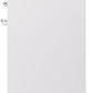 ILVE Nostalgie II 30" Dual Fuel Natural Gas Range in White with Chrome Trim, UP30NMPWHC