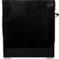 ILVE Majestic II 40" Dual Fuel Propane Gas Range in Glossy Black with Chrome Trim, UMD10FDNS3BKCLP