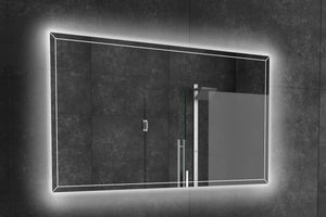 Paris Mirror 48" x 28" Rectangle Athena Dual Lighted Mirror 6000K
