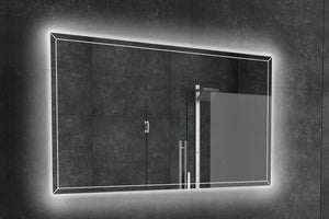 Paris Mirror 48" x 28" Rectangle Athena Dual Lighted Mirror 3000K