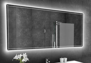 Paris Mirror 70" x 32" Rectangle Athena Dual Lighted Mirror 3000K