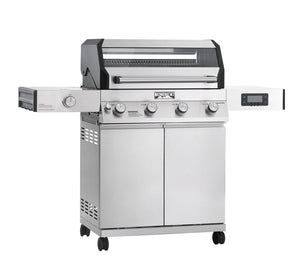 Monument Grills Eminence 405 Series | 4 Burner Tech Propane Gas Grill in Stainless Steel