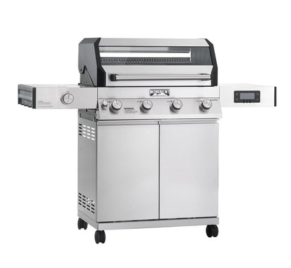 Monument Grills Eminence 405 Series | 4 Burner Tech Propane Gas Grill in Stainless Steel
