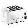 Dualit New Generation Classic 4-Slice Toaster in White
