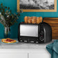 Dualit New Generation Classic 4-Slice Toaster in Matte Black