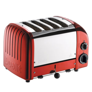 Dualit New Generation Classic 4-Slice Toaster in Apple Candy Red