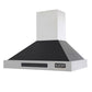 Kucht Professional 36" Wall Mount Range Hood 900 CFM in Black, KRH3615-K