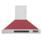Kucht Professional 30" Wall Mount Range Hood 900 CFM in Red, KRH3015-R