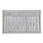 Kucht Professional 36" Wall Mount Range Hood 900 CFM in White, KRH3615-W