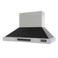 Kucht Professional 48" Wall Mount Range Hood 1,200 CFM in Black, KRH4815-K